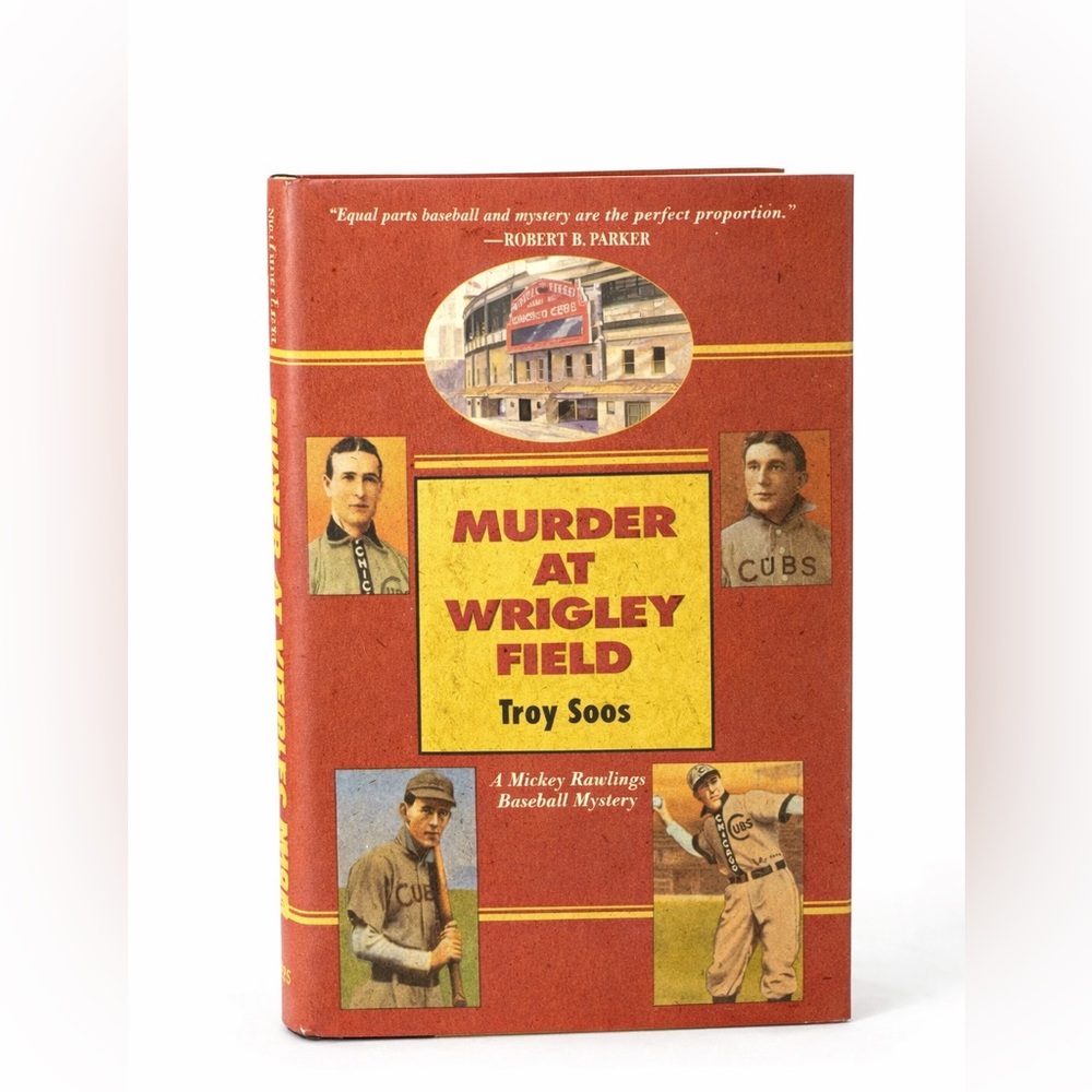 Murder at Wrigley Field Troy Soos HC DJ 1996 First Printing